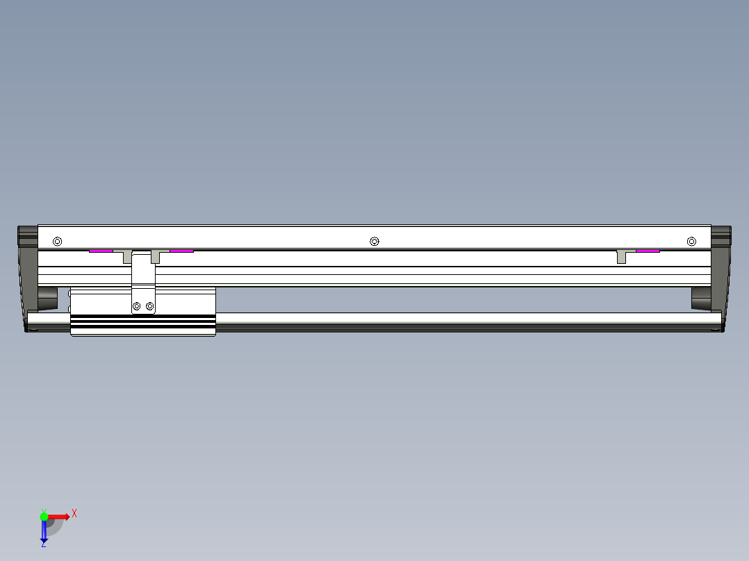 威洛博VL系列3d模型模组VL14S1Y-S350俯视图
