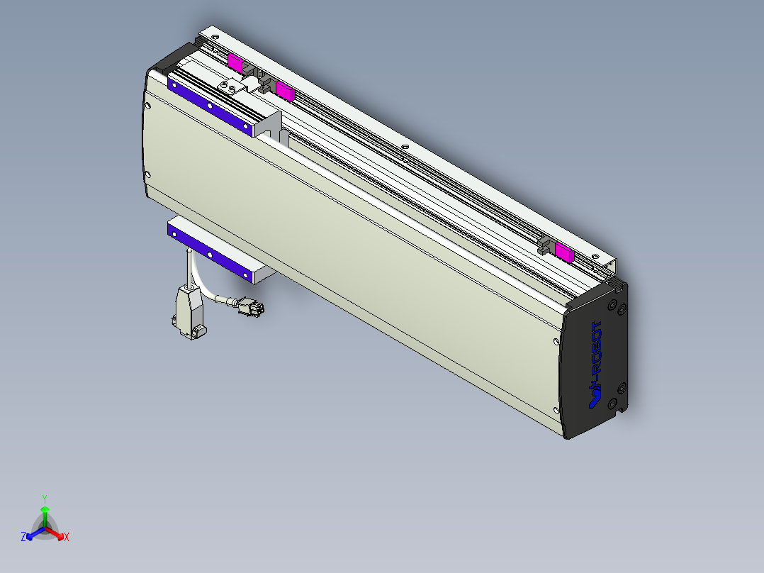 威洛博VL系列3d模型模组VL14S1Y-S350正等轴测图