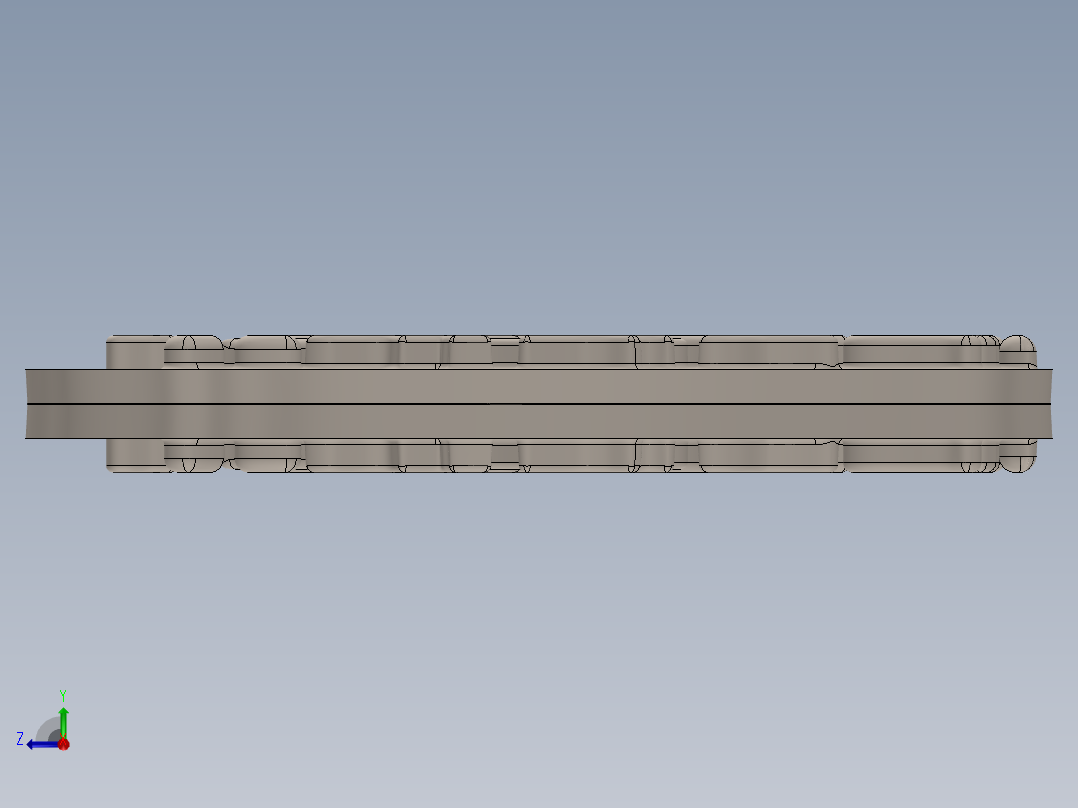 古老的硬币右视图