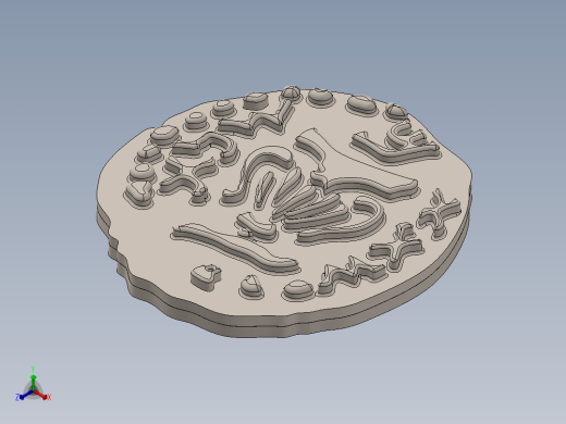 古老的硬币正等轴测缩略图