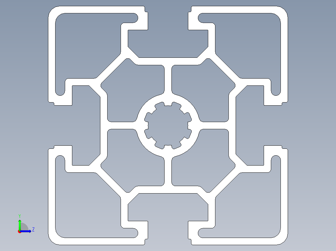 型材-BR 60X60L KJN992443.STEP左视图