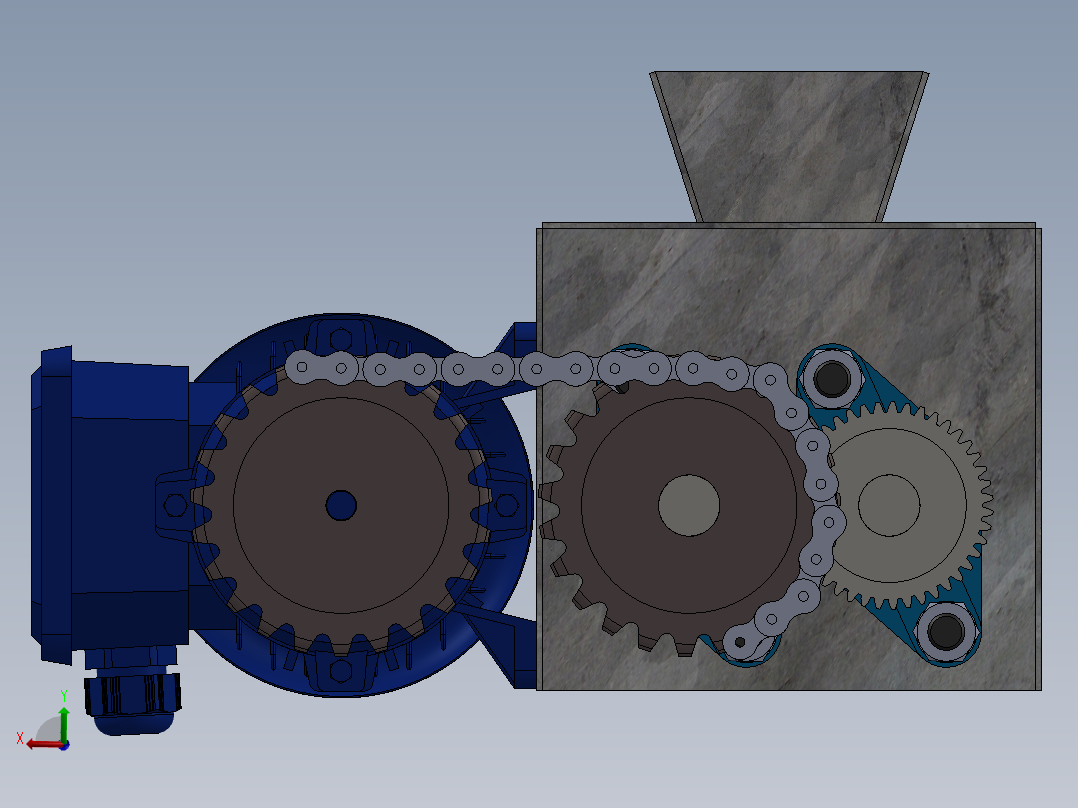 破碎机设计前视图