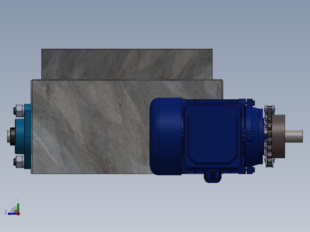 破碎机设计左视图