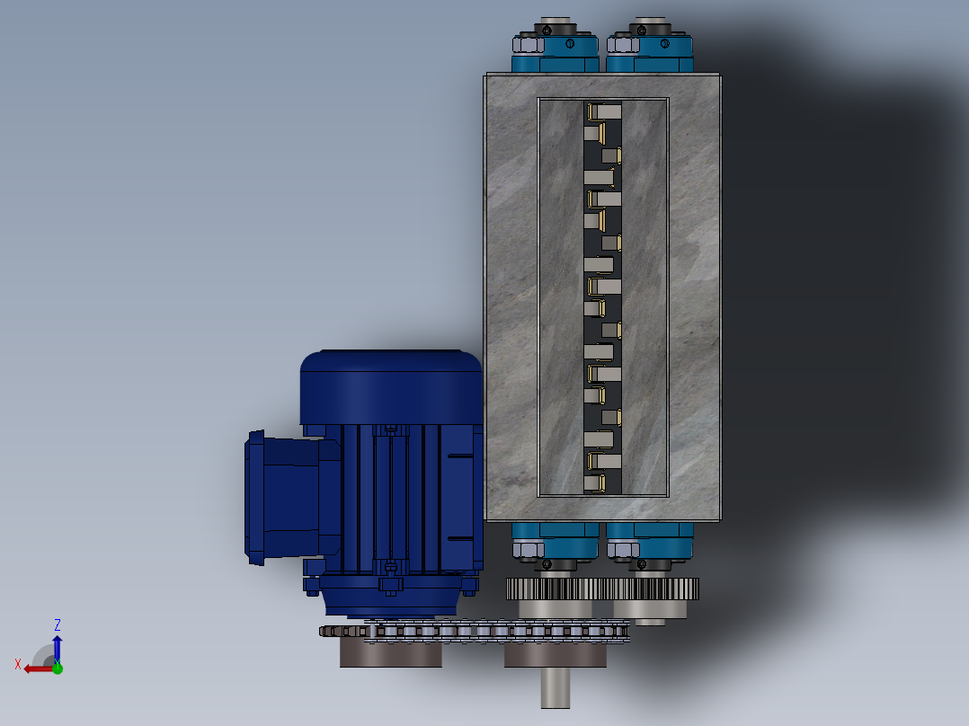 破碎机设计俯视图