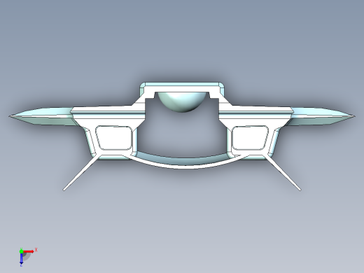 闪电飞船俯视缩略图