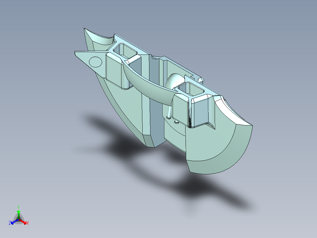 闪电飞船正等轴测图