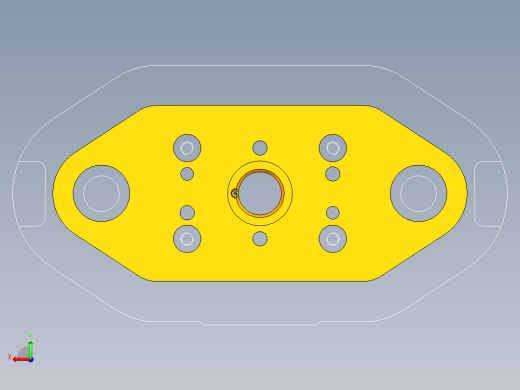 指针冲孔落料复合模（CAD图+UG三维）后视缩略图