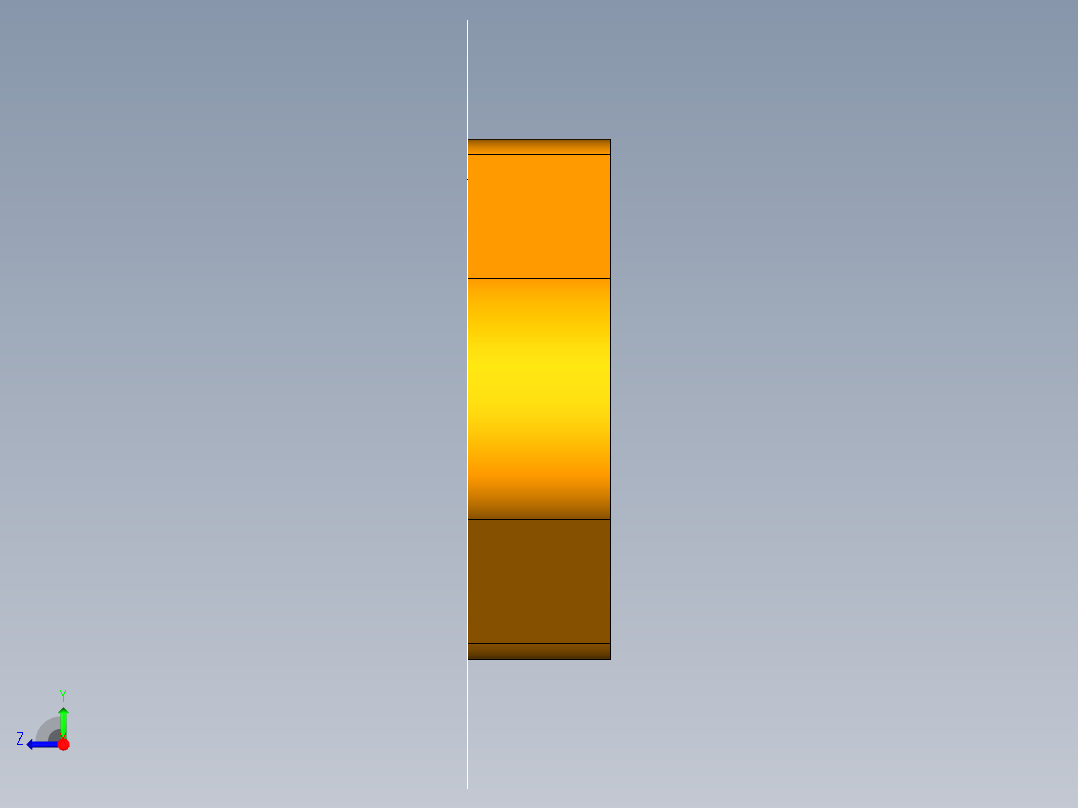 指针冲孔落料复合模（CAD图+UG三维）右视图
