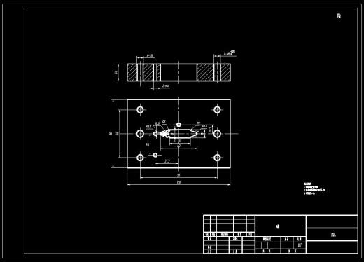 指针冲孔落料复合模（CAD图+UG三维）缩略图