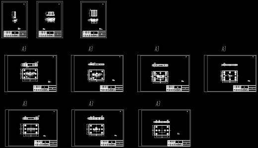 指针冲孔落料复合模（CAD图+UG三维）缩略图