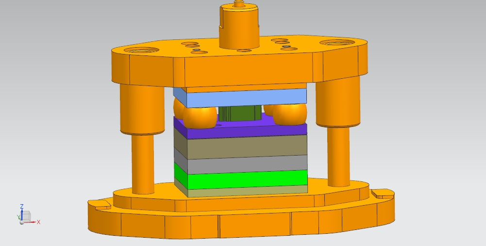 指针冲孔落料复合模（CAD图+UG三维）