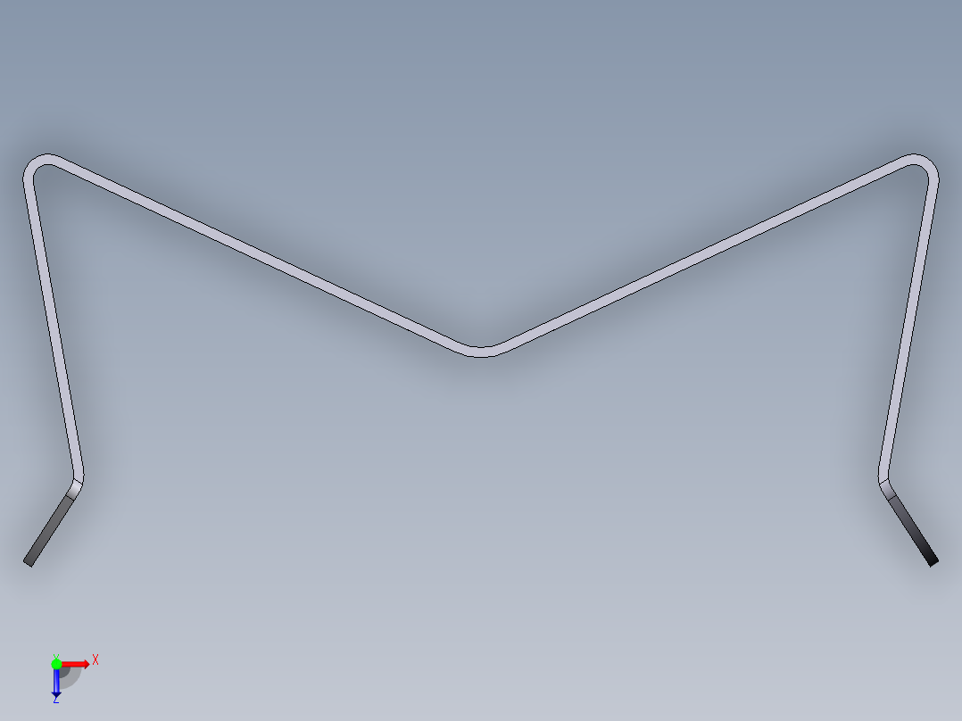 型材-BR 8 SLOT SPRING CLIP KJN516685俯视图