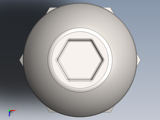 紧固件-M4 Stainless Round Head俯视缩略图