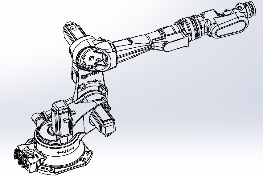 埃斯顿ER130-2865-BD 六轴折弯机器人三维模型资料