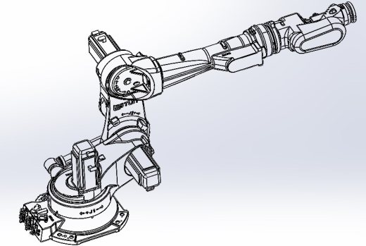埃斯顿ER130-2865-BD 六轴折弯机器人三维模型资料缩略图