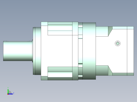 直齿PLX220-L2 42-114.3-200-M12.stp左视缩略图