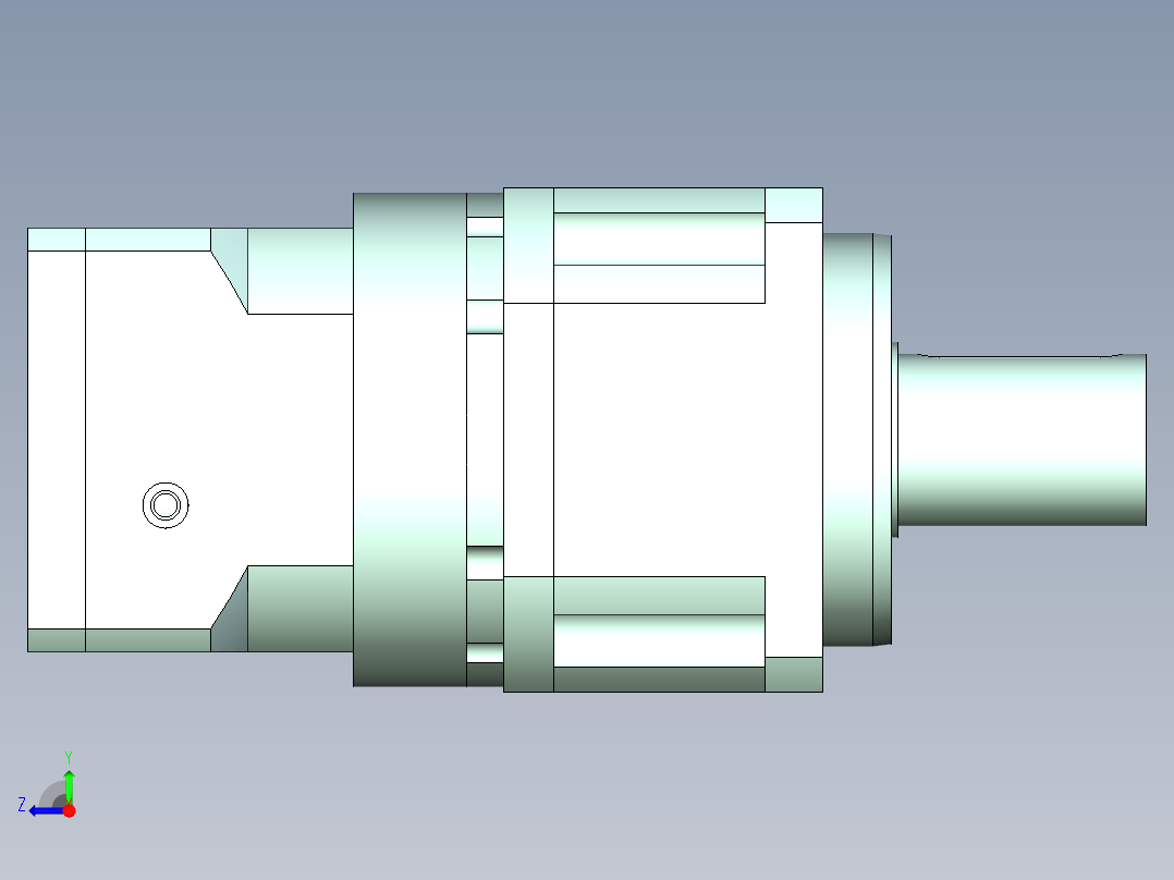 直齿PLX220-L2 42-114.3-200-M12.stp右视图
