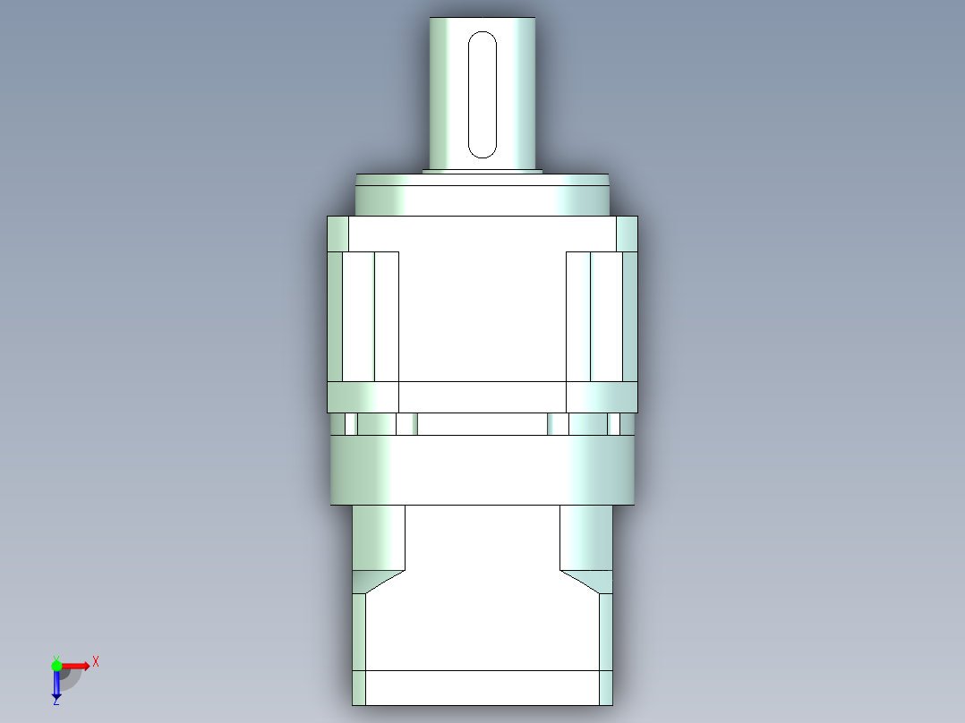 直齿PLX220-L2 42-114.3-200-M12.stp俯视图