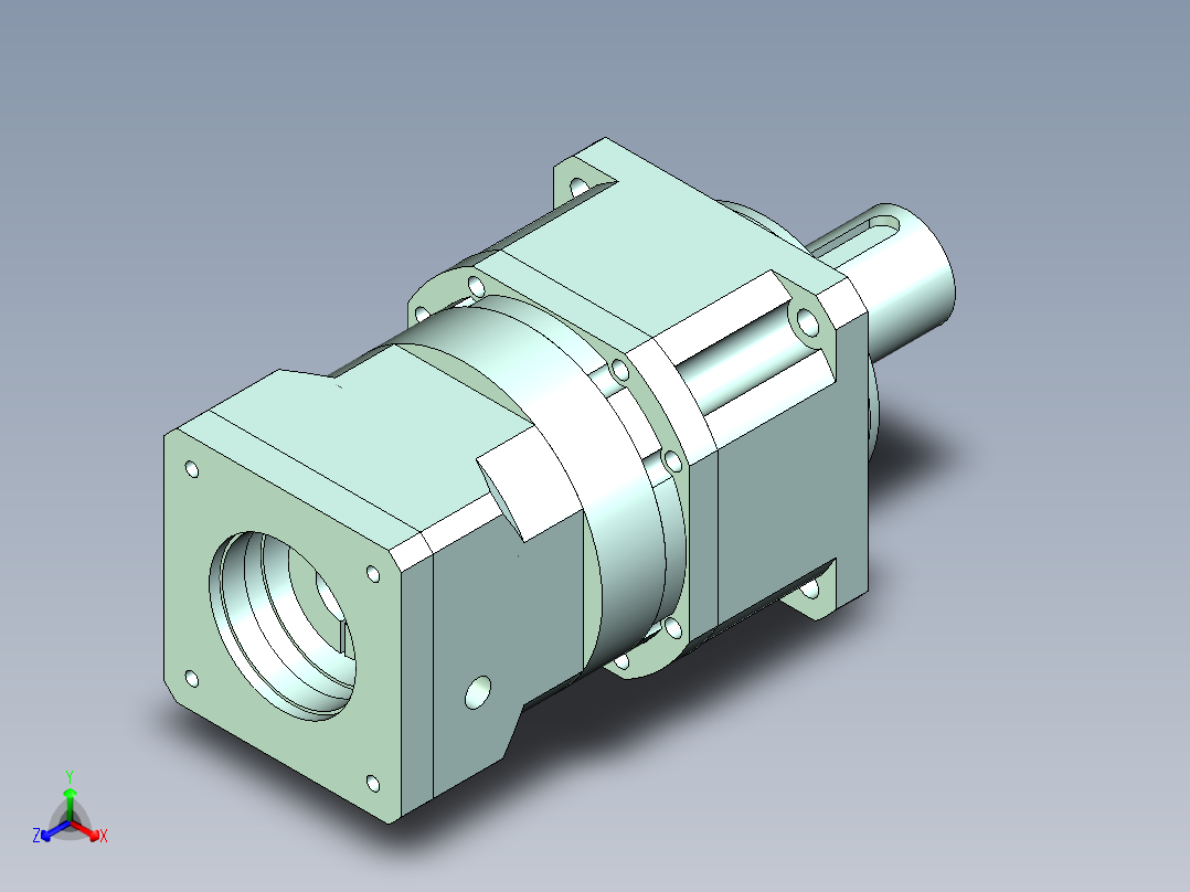 直齿PLX220-L2 42-114.3-200-M12.stp正等轴测图