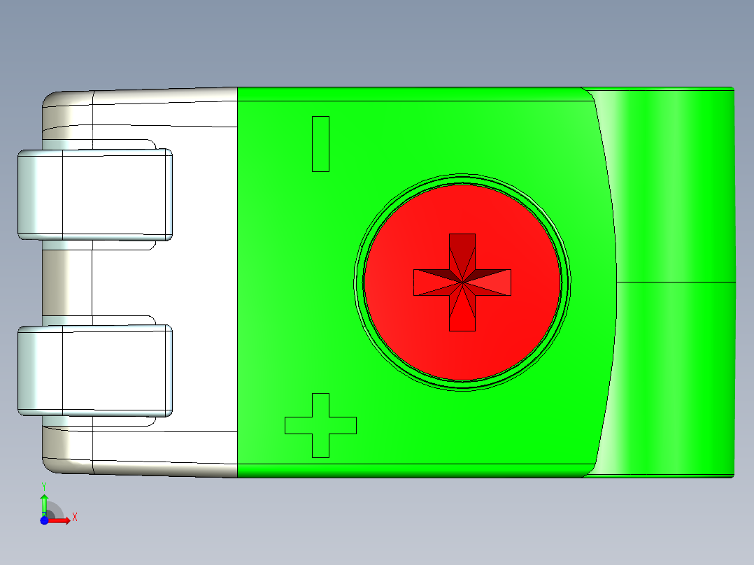 光电_激光传感器LS201-BG前视图