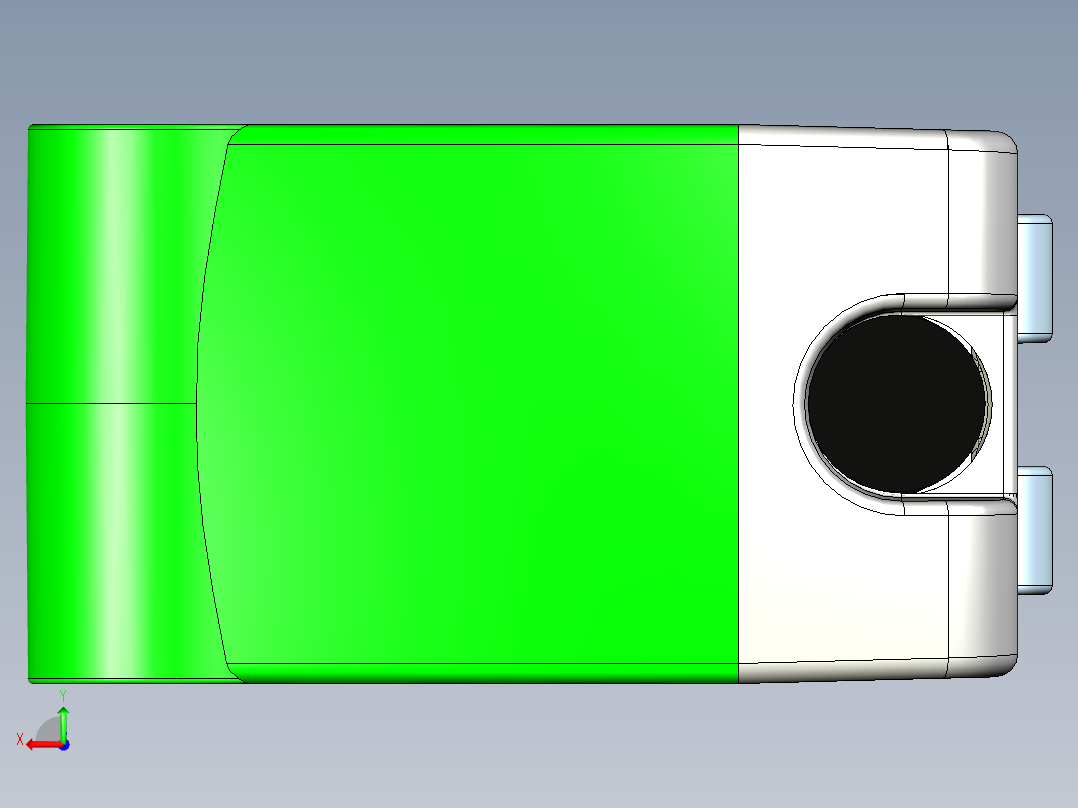 光电_激光传感器LS201-BG后视图