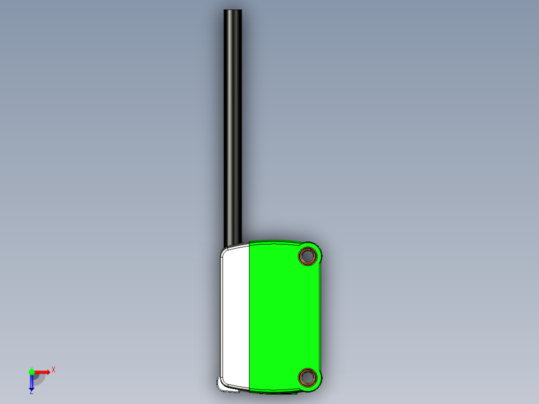 光电_激光传感器LS201-BG俯视图