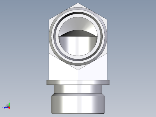 卡套式工业通用硬管接头EO_Male_stud_elbow_WE28LR71X右视缩略图