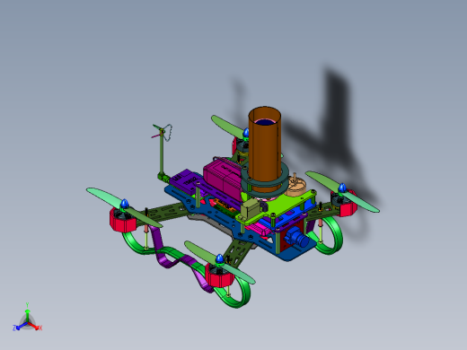 涡流发射器无人机