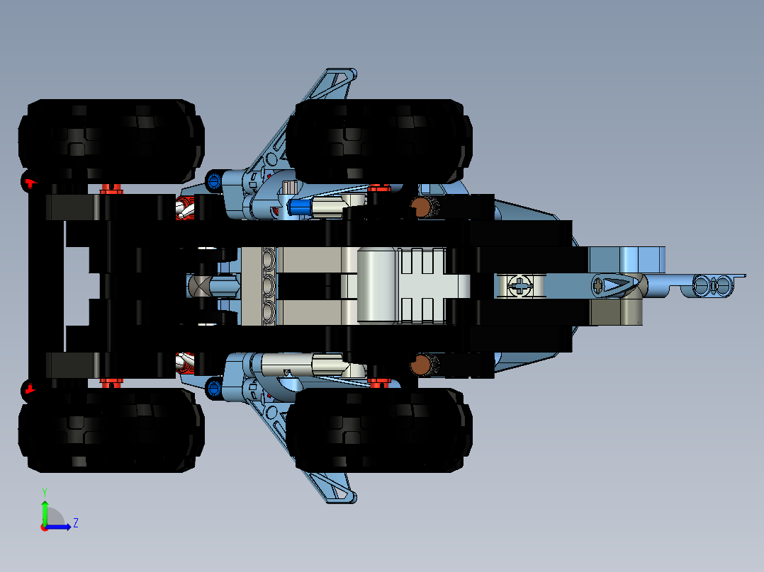 lego-42134-monster-jam-megalodon.1-乐高玩具赛车左视图