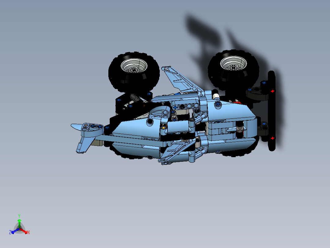 lego-42134-monster-jam-megalodon.1-乐高玩具赛车正等轴测图