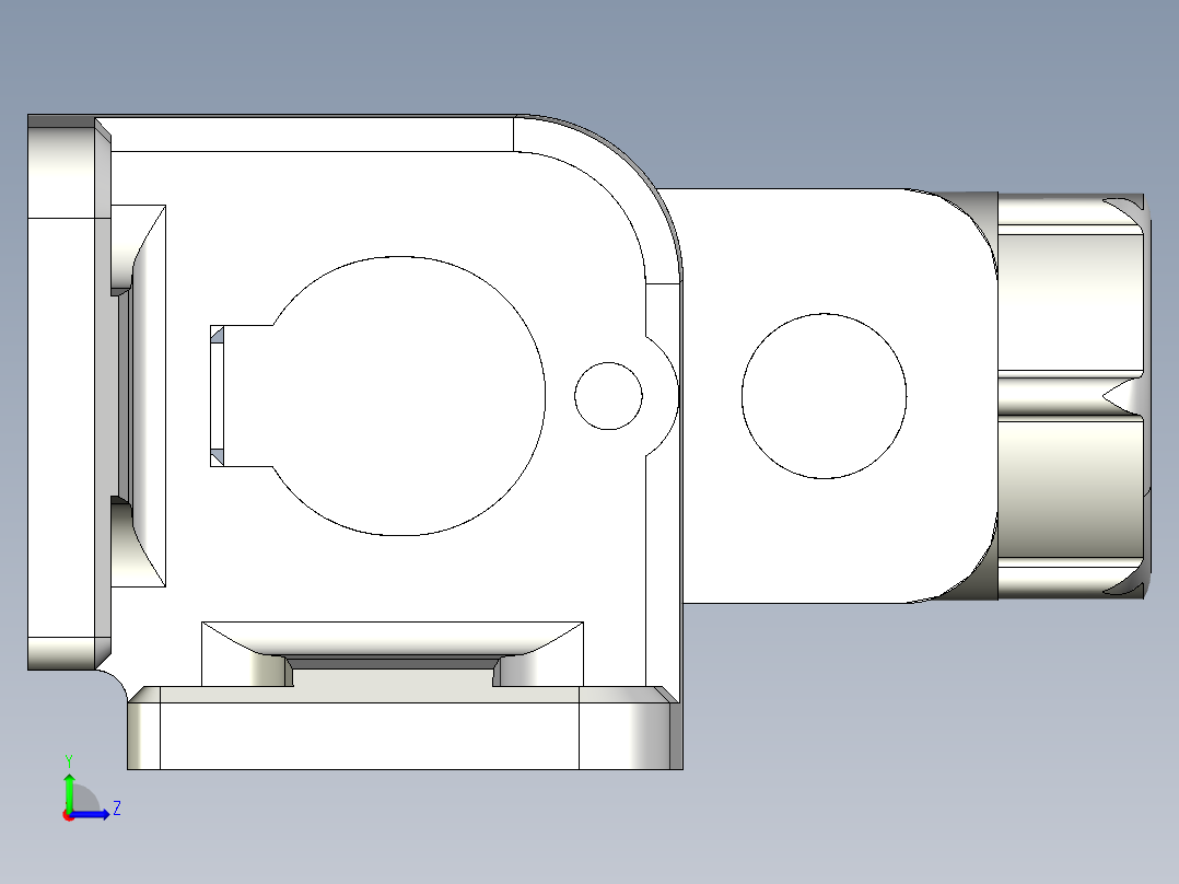 基恩士SJ-H108V_kc图纸模型左视图