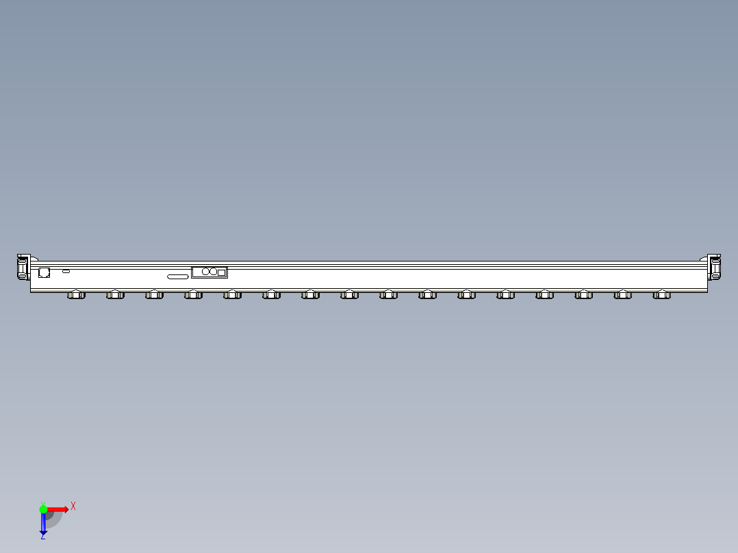 基恩士SJ-H108V_kc图纸模型俯视图