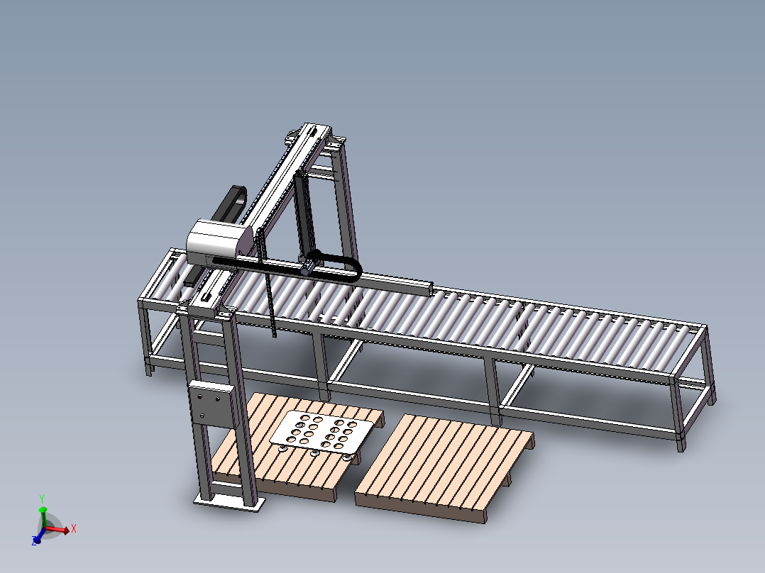 取玻璃码垛机械