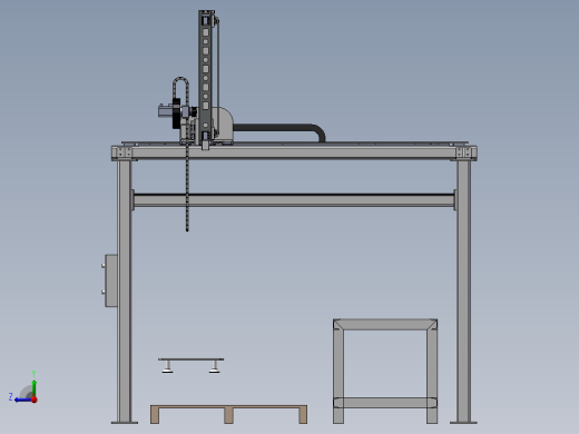 取玻璃码垛机械右视缩略图