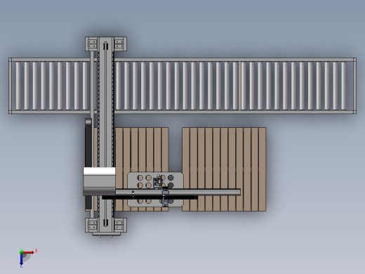 取玻璃码垛机械俯视缩略图