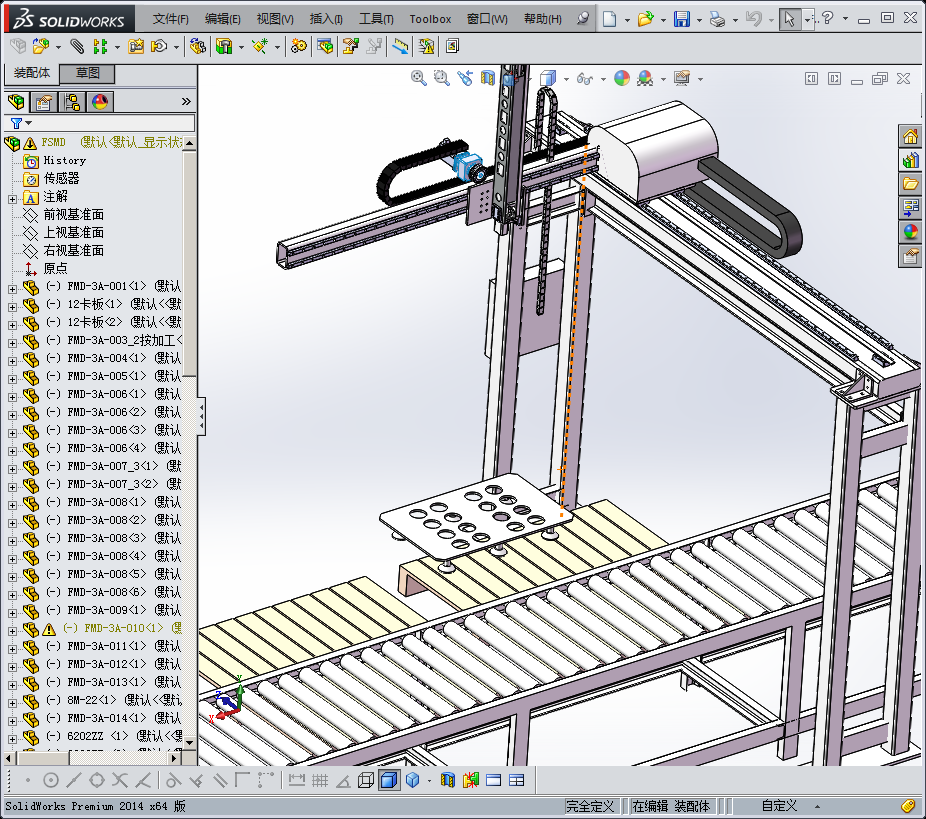 取玻璃码垛机械