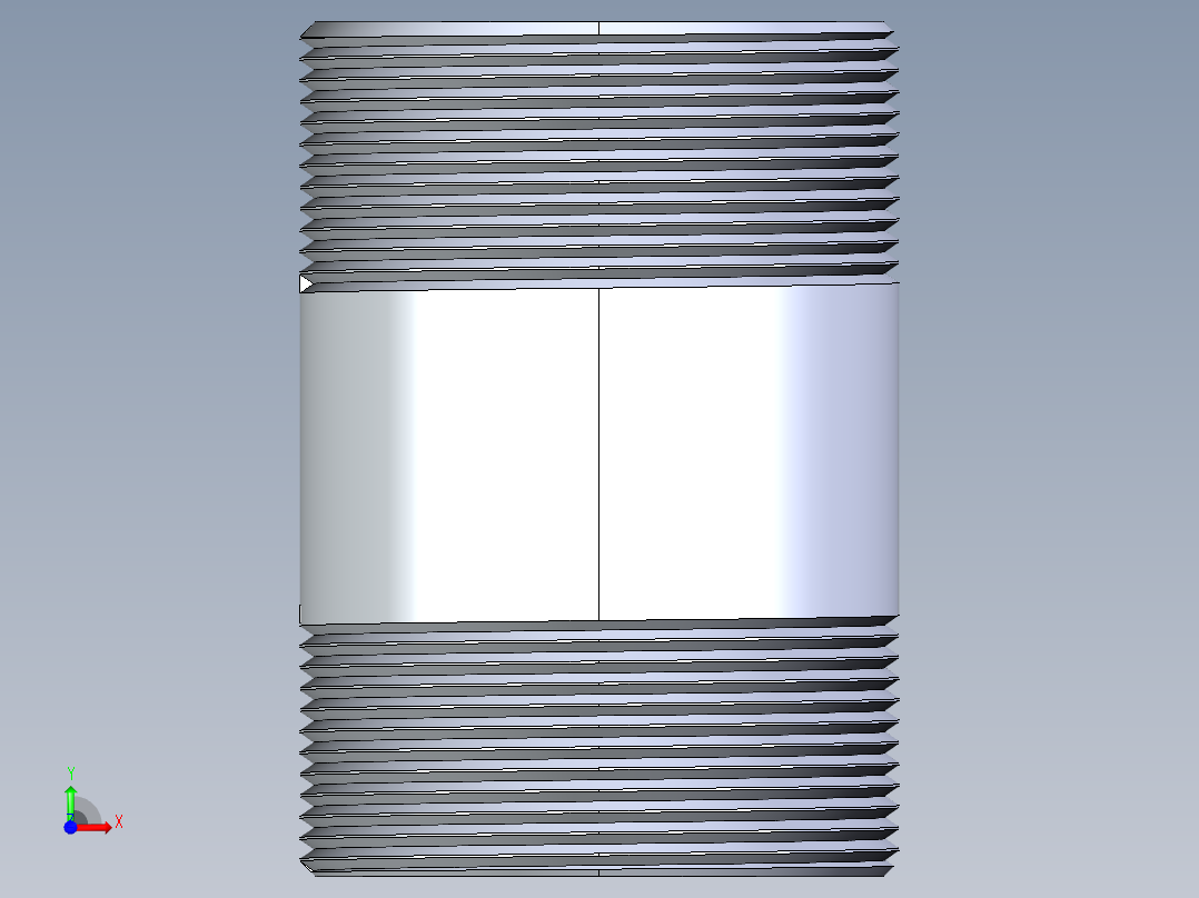 CPVC管件33-Sch80_Nipple_MPTxMPT_9861-342_3in x 5in前视图