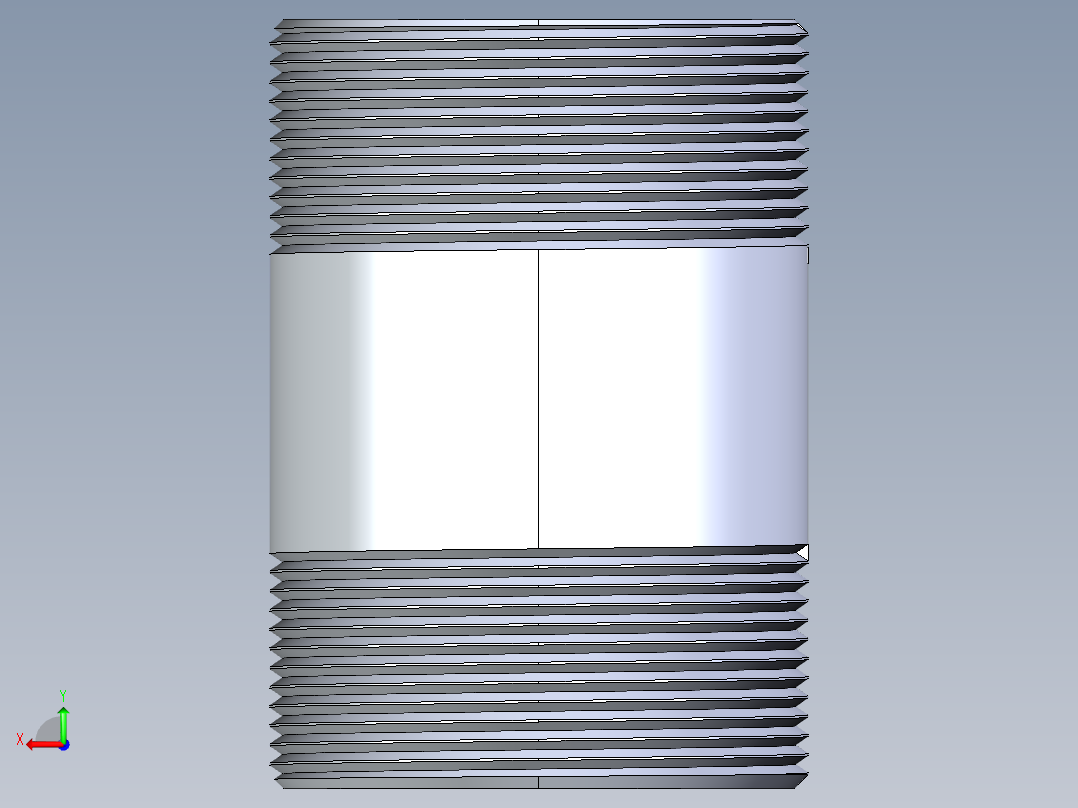 CPVC管件33-Sch80_Nipple_MPTxMPT_9861-342_3in x 5in后视图