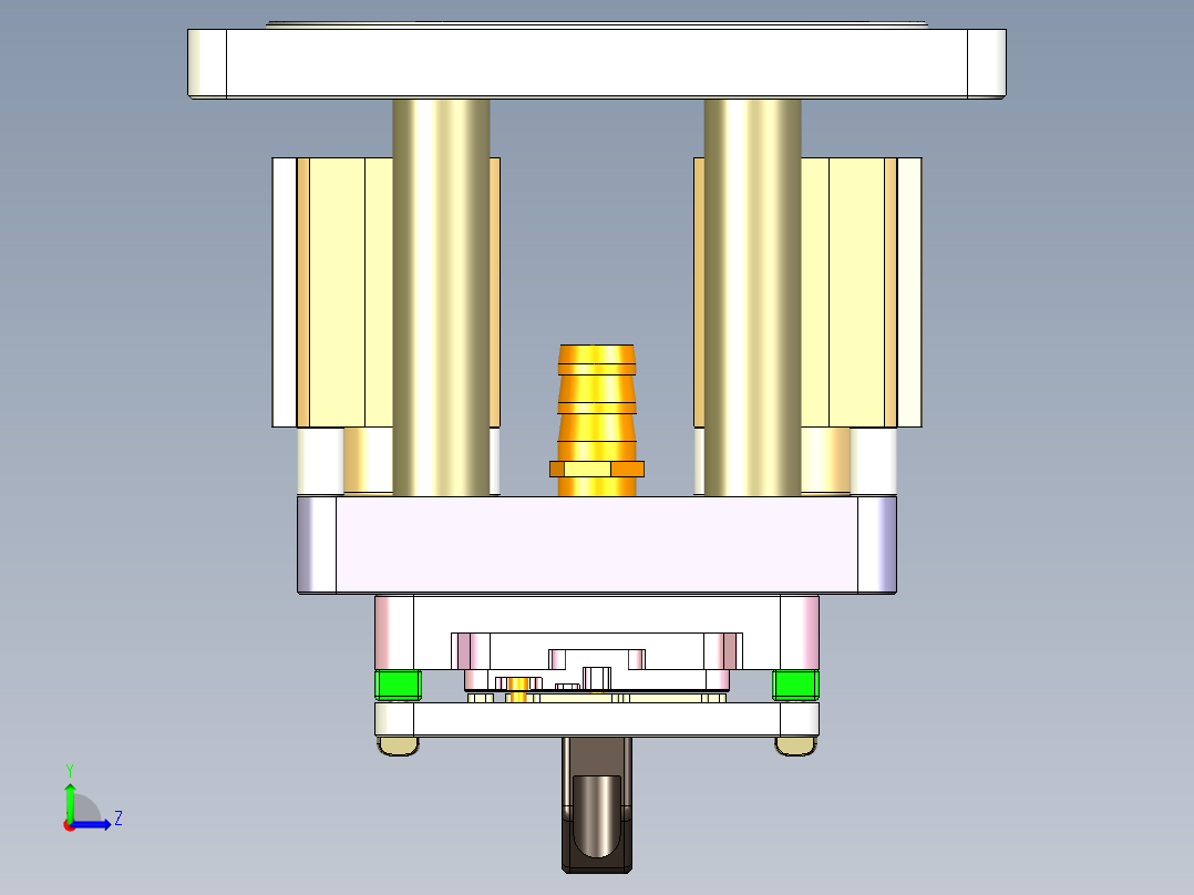 R4-笔记本CNC工装夹具三维模型CNC5-1026左视图
