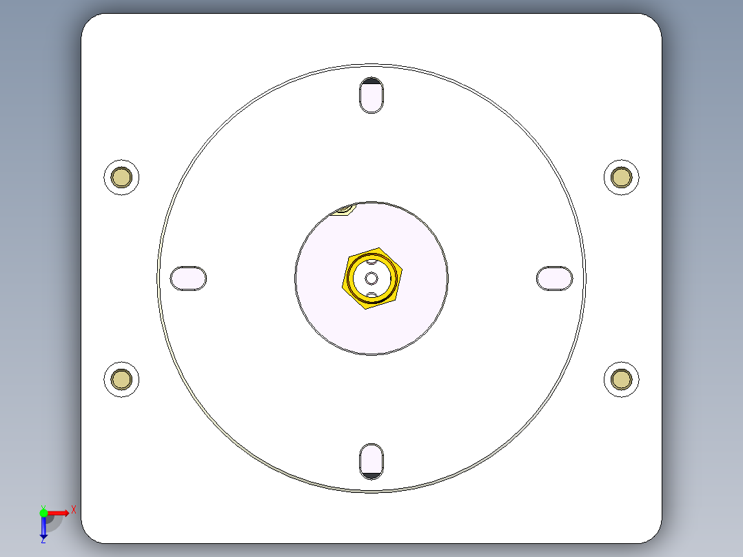 R4-笔记本CNC工装夹具三维模型CNC5-1026俯视图