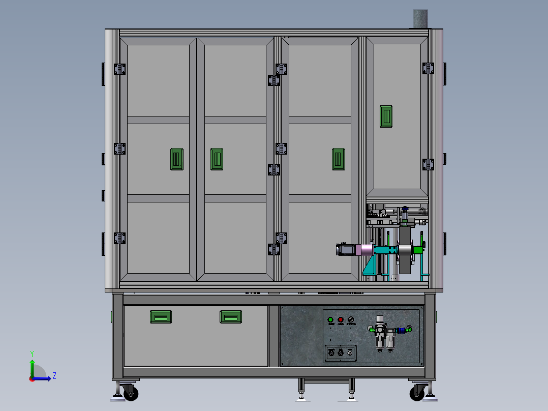 折极耳上保持架机sw18可编辑左视图