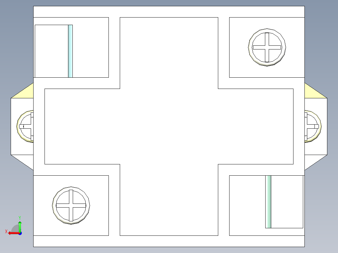 德力西电气LAY8-11D 纯白后视图