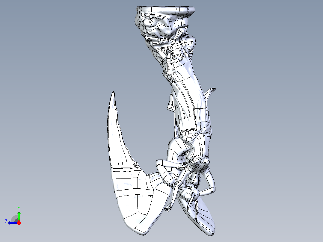 人体模型(17)右视图