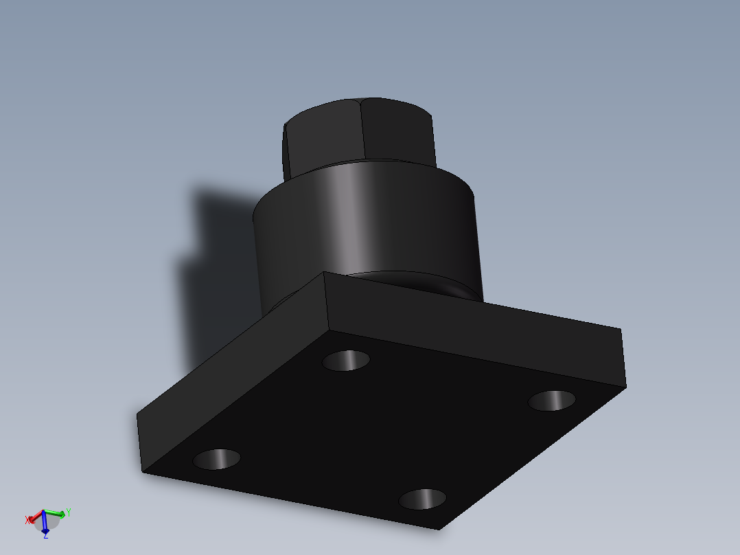 带法兰气缸浮动接头JAF63-18-150