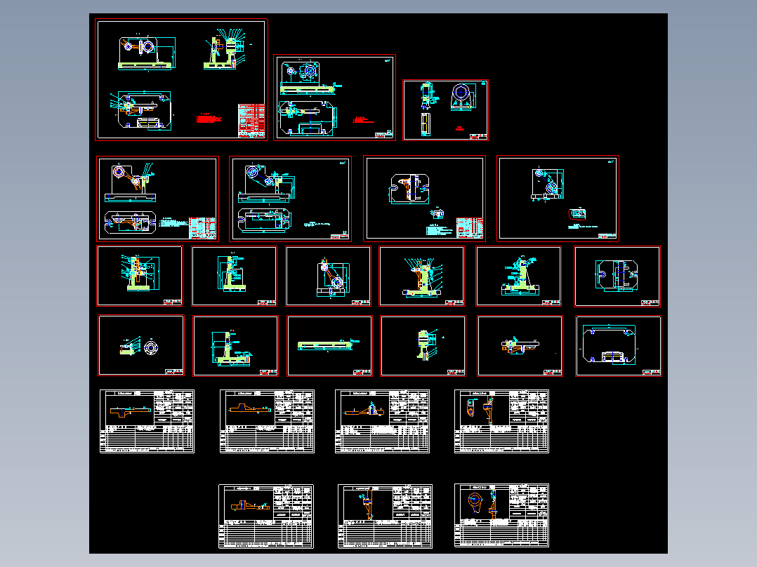 镗孔夹具装配图及零件图
