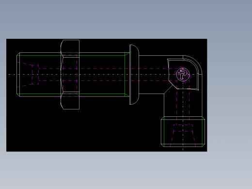 PARKER管接头EO Bulkhead elbow WSV06SOMD71(16)_back