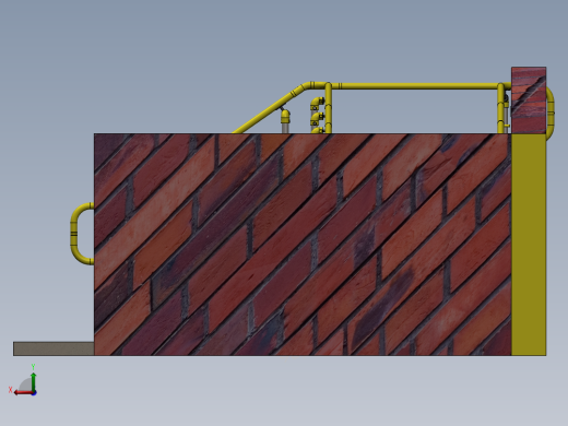 匝道和楼梯扶手后视缩略图