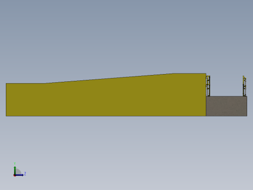 匝道和楼梯扶手左视缩略图