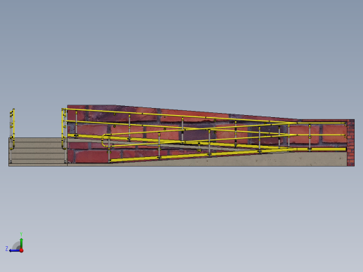 匝道和楼梯扶手右视缩略图