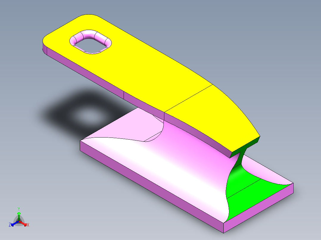 第9届练习题    3D09-H4- SW16正等轴测图